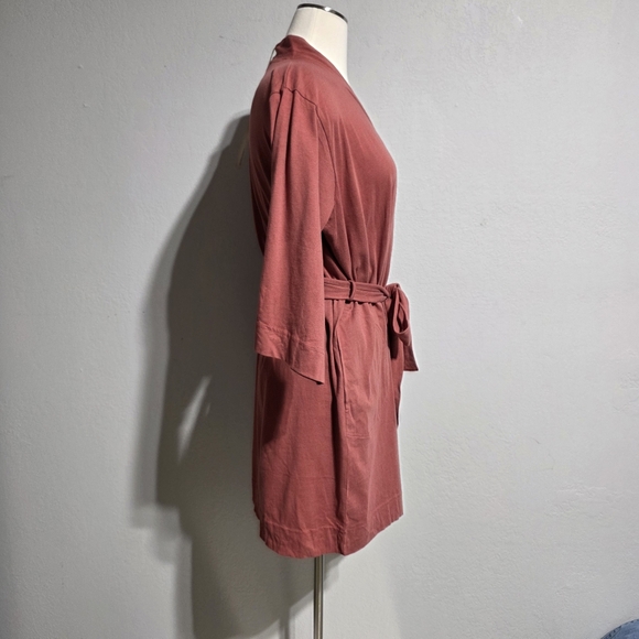 NWT COYUCHI 100% ORGANIC COTTON SHORT ROBE ROSEHIP SZ S - Picture 4 of 12